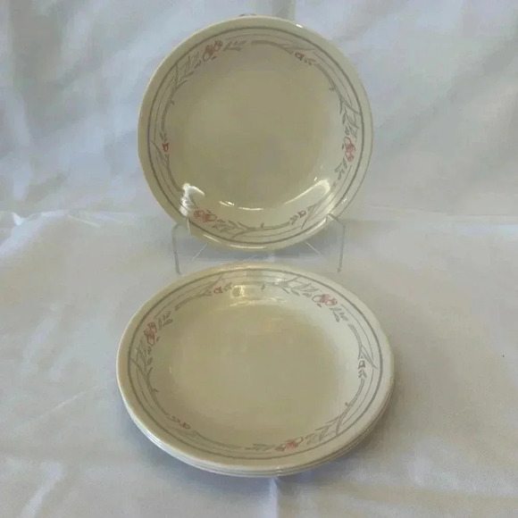 Corelle Other - Corelle Peach Tulip Rose Bread and Butter Side Plate 6.75”